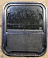 Used Black Radius Opening Window : 17 1/2" W x 21 1/2" H x 1 3/4" D - Young Farts RV Parts