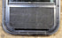Used Black Radius Opening Window : 17 1/2" W x 21 1/2" H x 1 3/4" D - Young Farts RV Parts