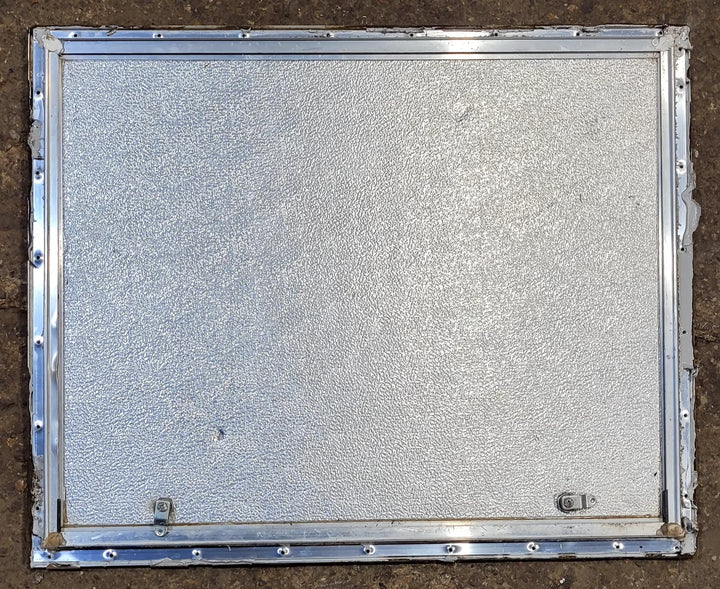 Used Square Cornered Cargo Door 30" x 23 3/4" x 3/4"D - Young Farts RV Parts