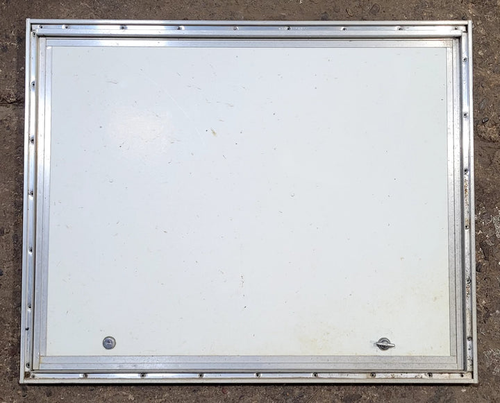 Used Square Cornered Cargo Door 30" x 23 3/4" x 3/4"D - Young Farts RV Parts