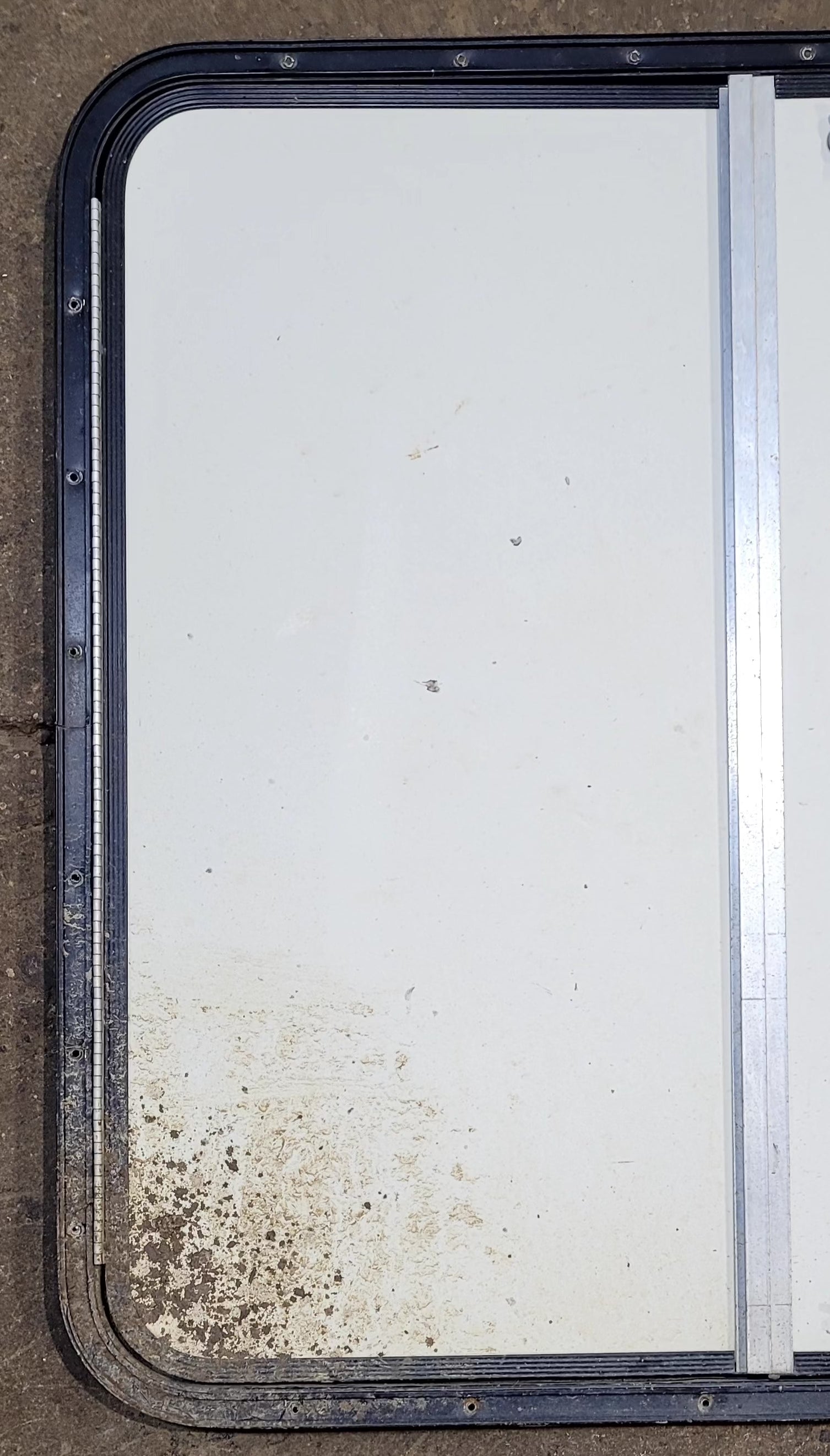 Used Radius Cornered Propane Cargo Door 30 1/4" x 30 1/4" x 5/8"D