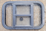 Used Black Radius Opening Window : 23 1/4