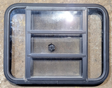 Used Black Radius Opening Window : 29 1/4