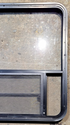 Used Black Radius Opening Window : 35 1/4" W x 36 1/4" H x 1 3/4" - Young Farts RV Parts