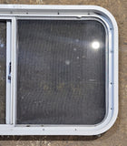 Used Slanted White Radius Opening Window : 37