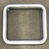 Used White Radius Non Opening Window : 23 1/2" W x 21 1/2" H x 1 7/8" D