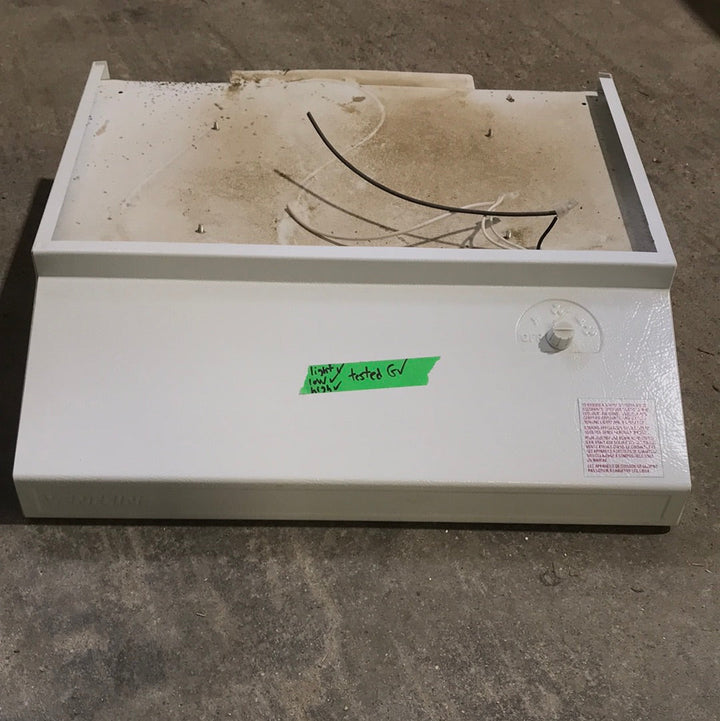 Used Ventline RV Range Hood Fan CC0317-02 - WHITE