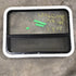 USED Black Radius Opening Window : 29" W X 21 1/4" H X 1 3/4" D