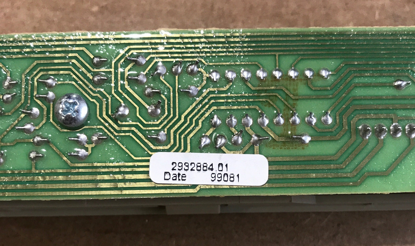 Used Dometic Refrigerator Eyebrow Control Board, 2 Way - 2932884014