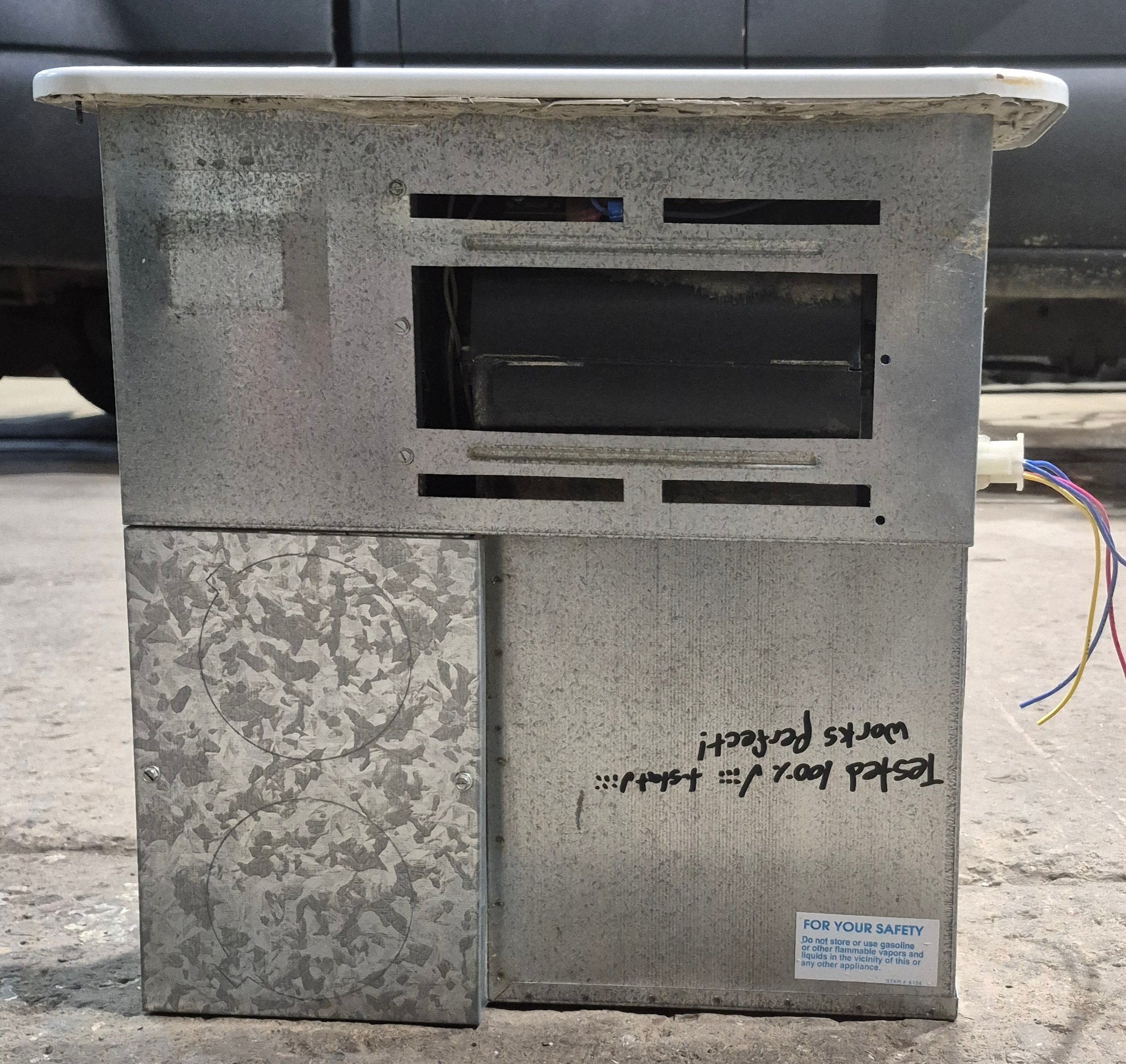 25,000 BTU Used Atwood / Hydro Flame RV Propane Furnace - 8525 - IV - DCLP - Young Farts RV Parts