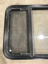 Used Black Radius Opening Window : 34 3/4" W x 23 1/4" H x 2" D