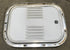 Used Radius Cornered Battery / Propane Cargo Door 14 1/2" x 11" x 3/4" D