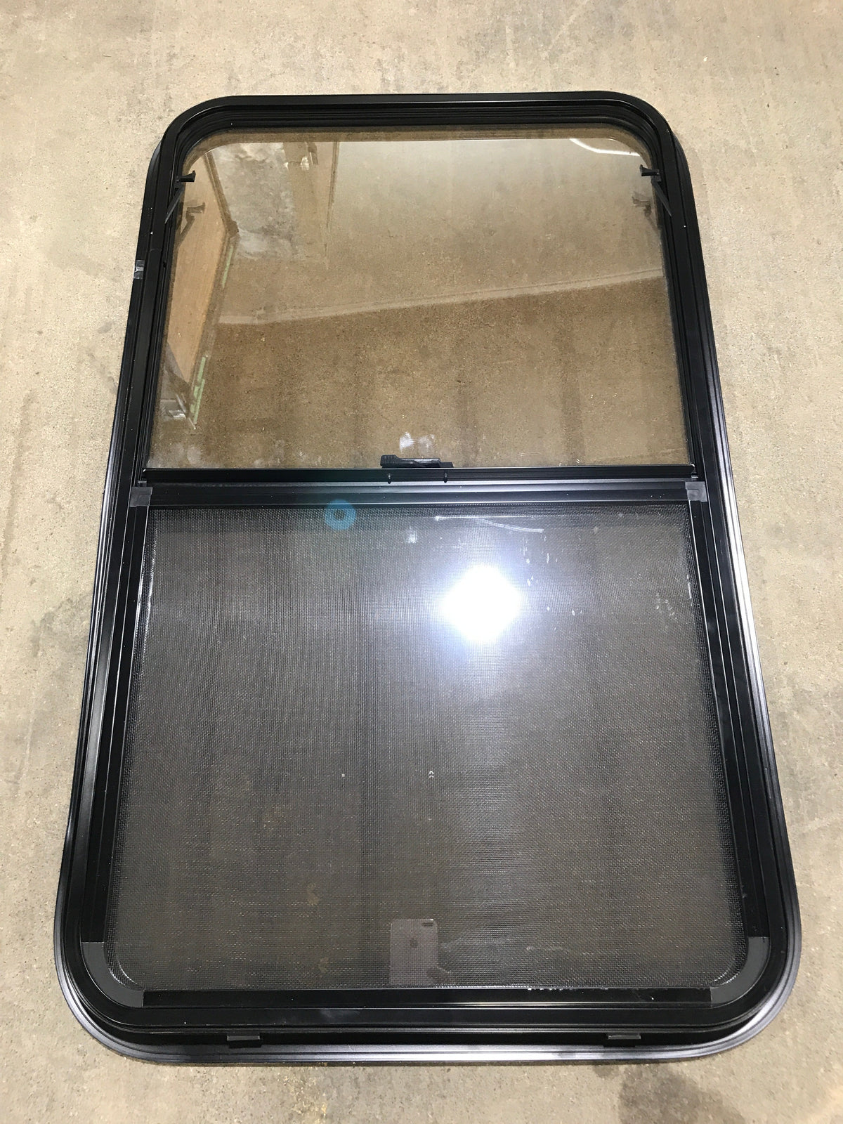 Used Black Radius Opening Window : 23 3/4