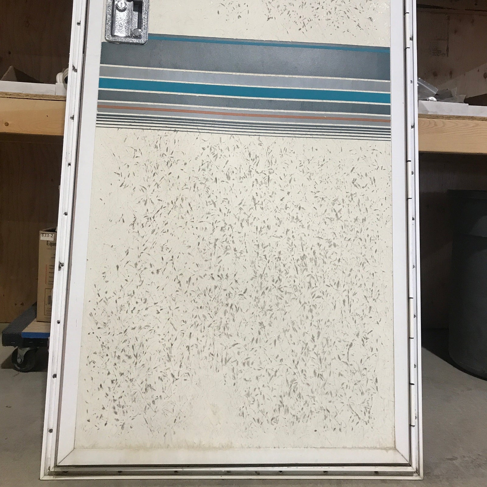 Used RV Square Corner Entry Door 26 3/4