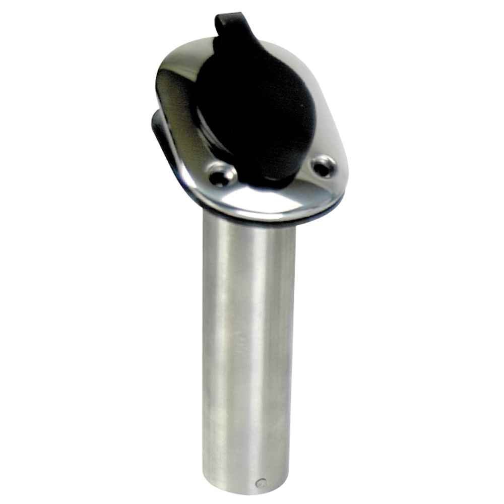 30 deg Flush Mount Rod Holder - 304 Stainless Steel - 9 - 1/4