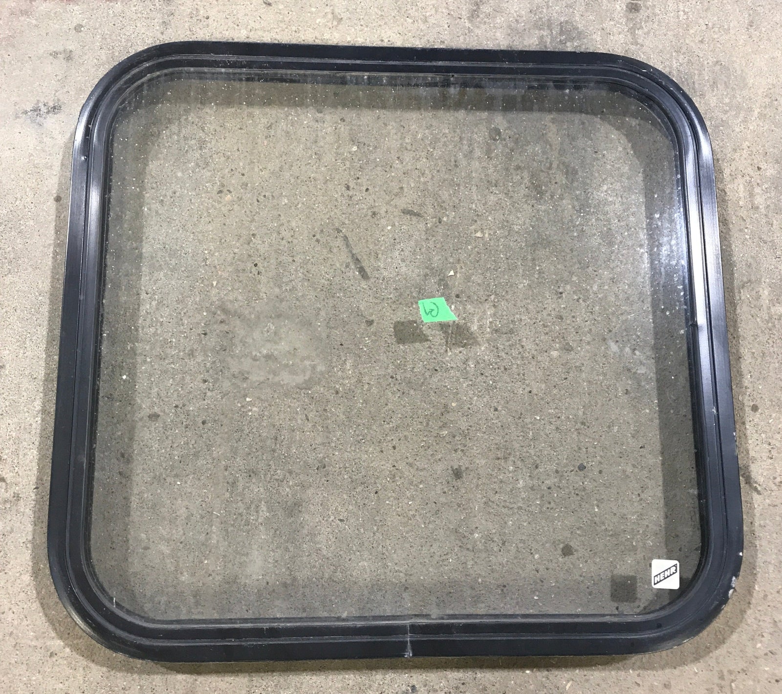 Used Black Radius Non-Opening Window : 23