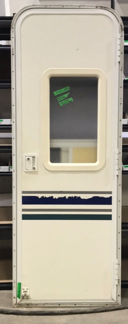 Used Rv Radius Entry Door 25 1/2
