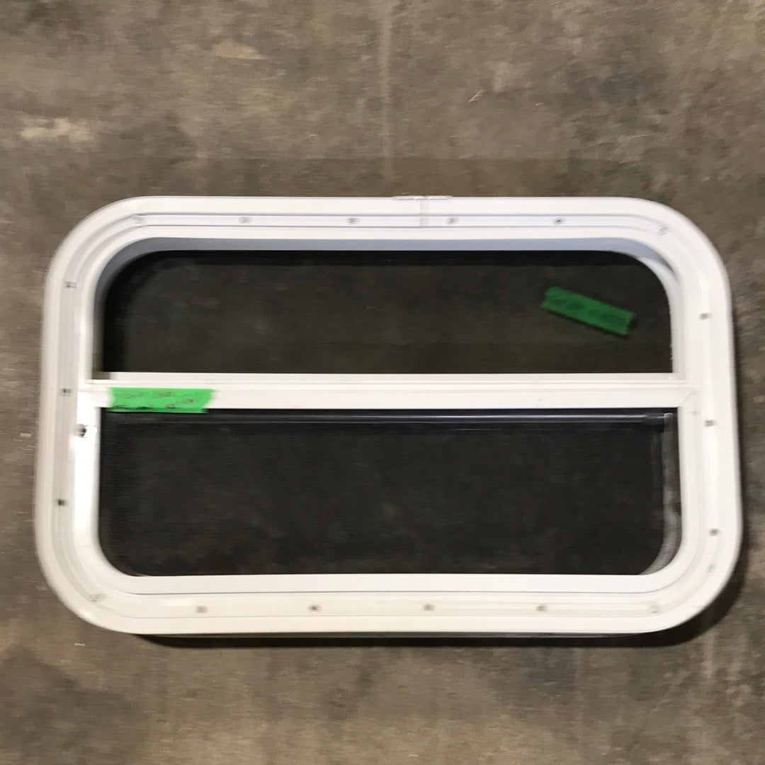 USED White Radius Opening Window : 23 1/2