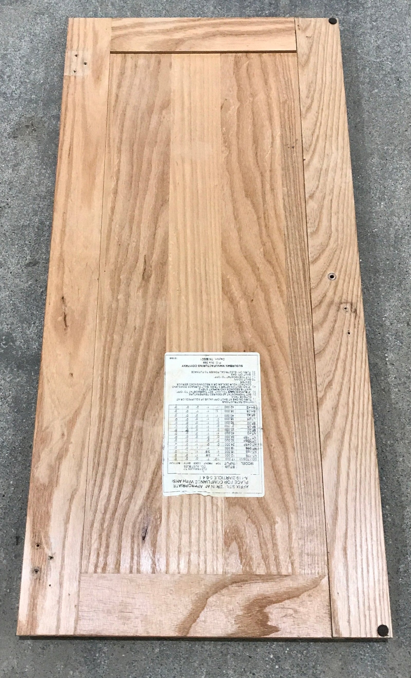 Used RV Cupboard/ Cabinet Door 29” H X 13 1/2