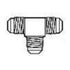 3/8 X 3/8 X 1/2 FLARE TEE - Young Farts RV Parts