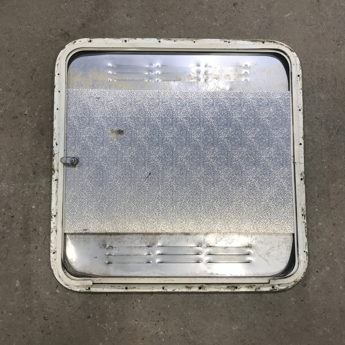 Used Radius Cornered Propane / Battery Cargo Door 26 3/4