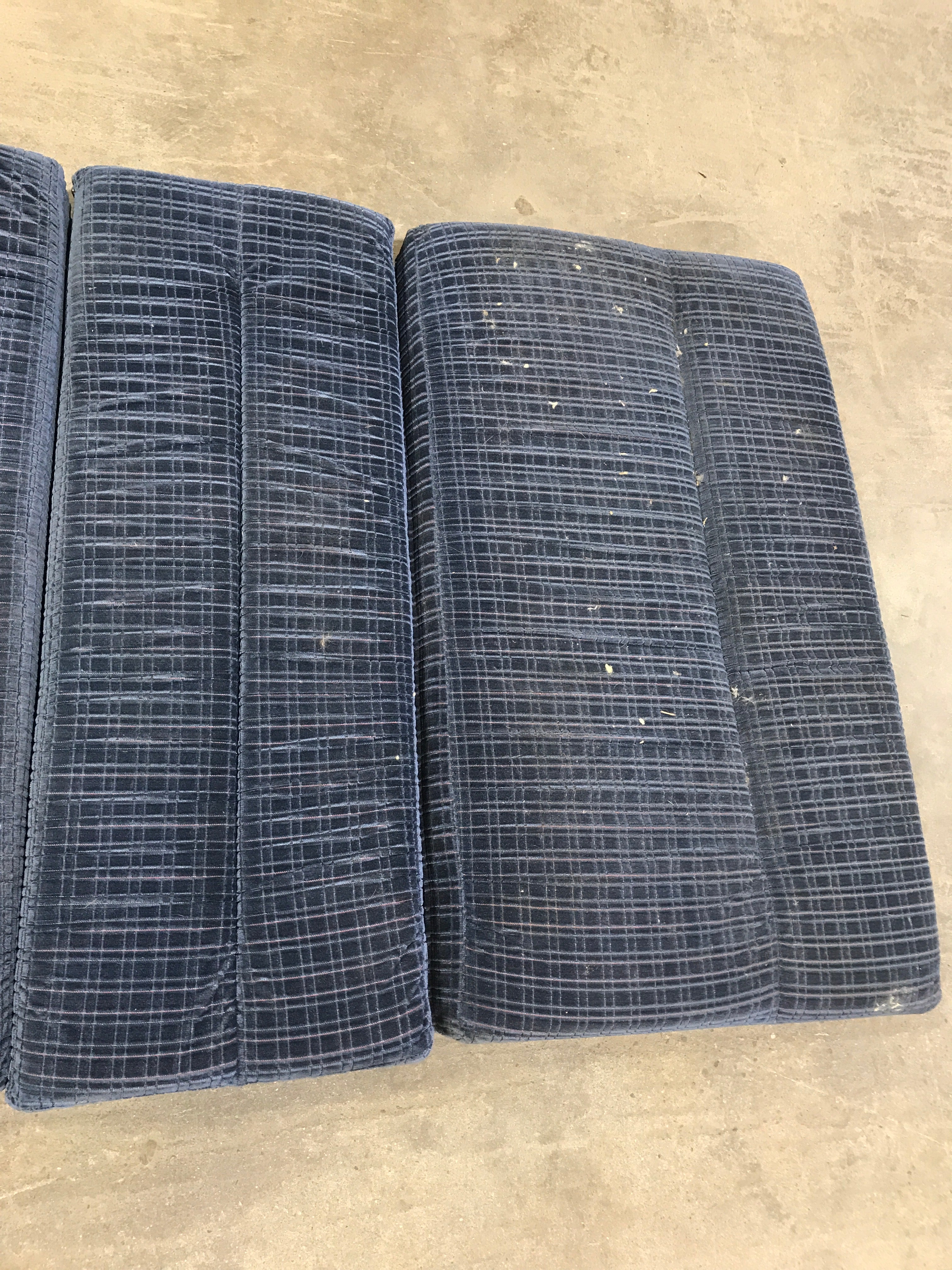 Used Dinette Cushion Set- 4 piece 2 @ 37" X 23" X 4" D, 2 @ 37" X 15" X 4" D