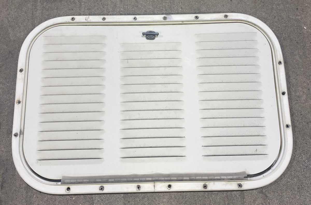 Used Retro - Off White Vent Door - NORCOLD
