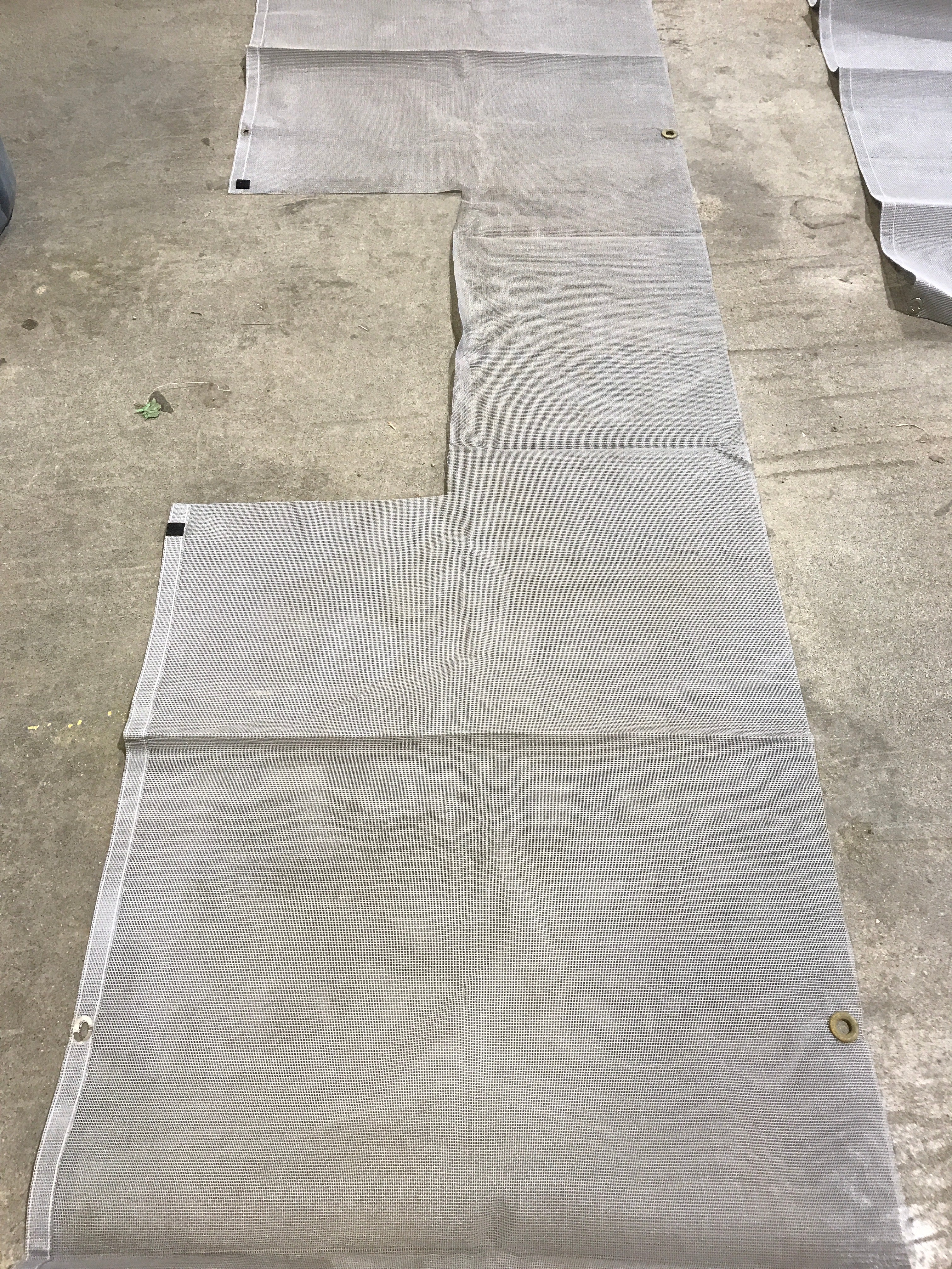 Used Fabric Panel for RV Awning Screen Room - Skirting Panel