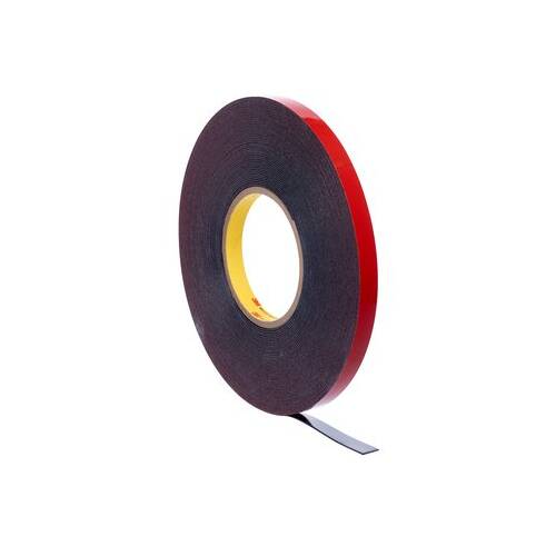 3M 06386 Multi Purpose Double Sided Tape - 1/4" x 60'; Black - Young Farts RV Parts