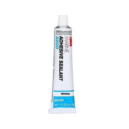 3M 5200 Adhesive Sealant - 1 Ounce Tube; White - 05206 - Young Farts RV Parts