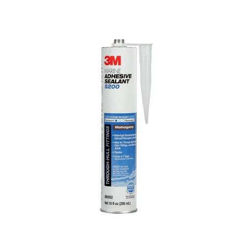 3M 5200 Adhesive Sealant - 10 Ounce Tube; Mahogany - 06502 - Young Farts RV Parts