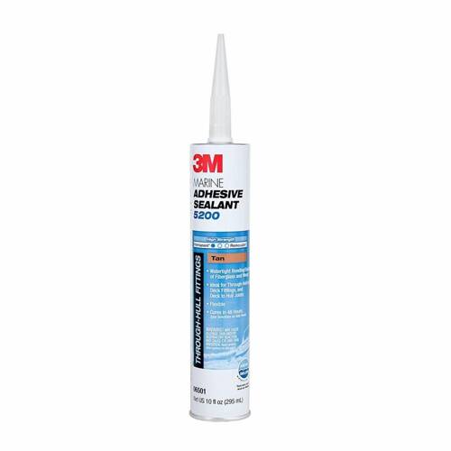 3M 5200 Adhesive Sealant - 10 Ounce Tube; Tan - 06501 - Young Farts RV Parts