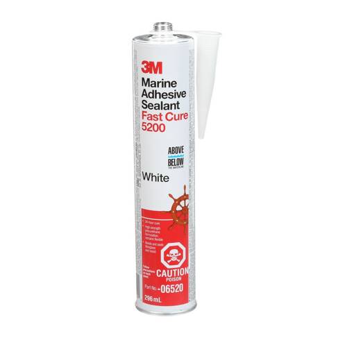3M 5200 Fast Cure Adhesive Sealant - 10 Ounce Tube; White - 06520 - Young Farts RV Parts