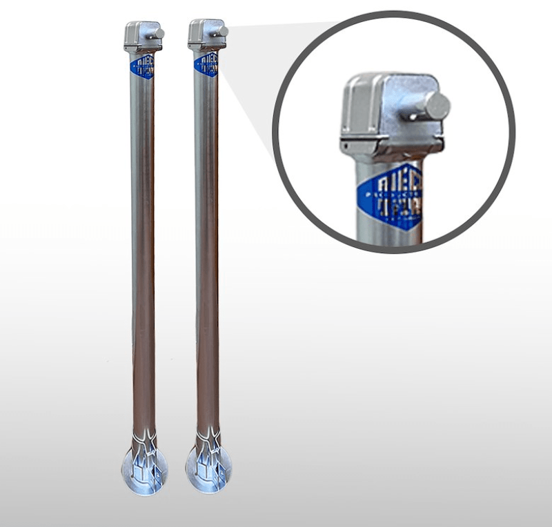 4 - Corner Mechanical Jack - Zinc - Set/2 - Young Farts RV Parts