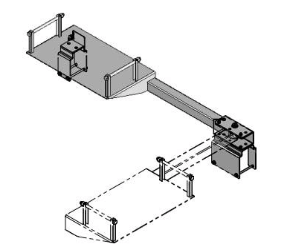 41.250 Fixed Grill Pivot Arm - Young Farts RV Parts