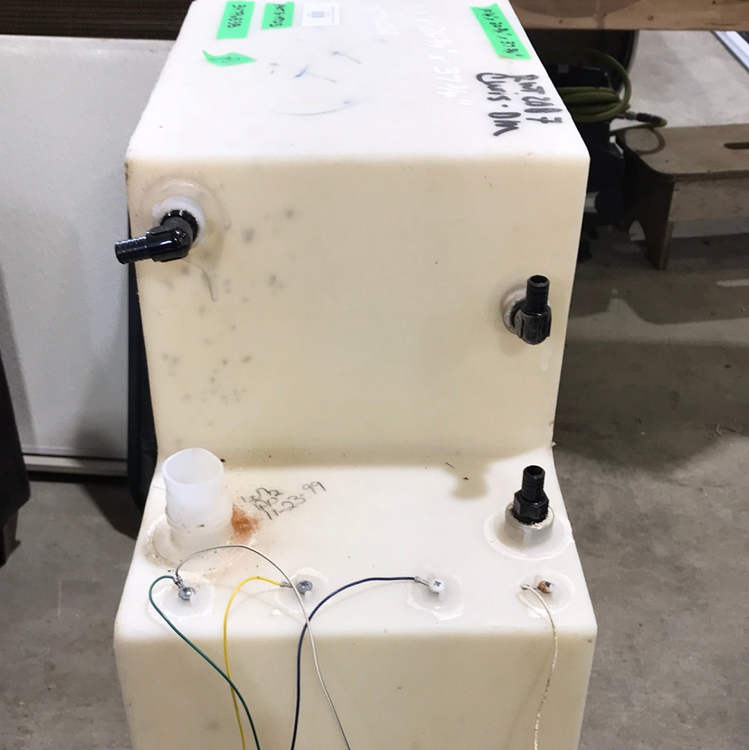 Used Fresh Water Tank 10 1/4”  x 20 3/4” x 37 3/4