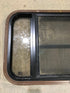 Used Black Radius Opening Window : 30 1/2" W x 18 3/4" H x 1 1/2" D