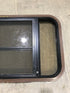 Used Black Radius Opening Window : 30 1/2" W x 18 3/4" H x 1 1/2" D