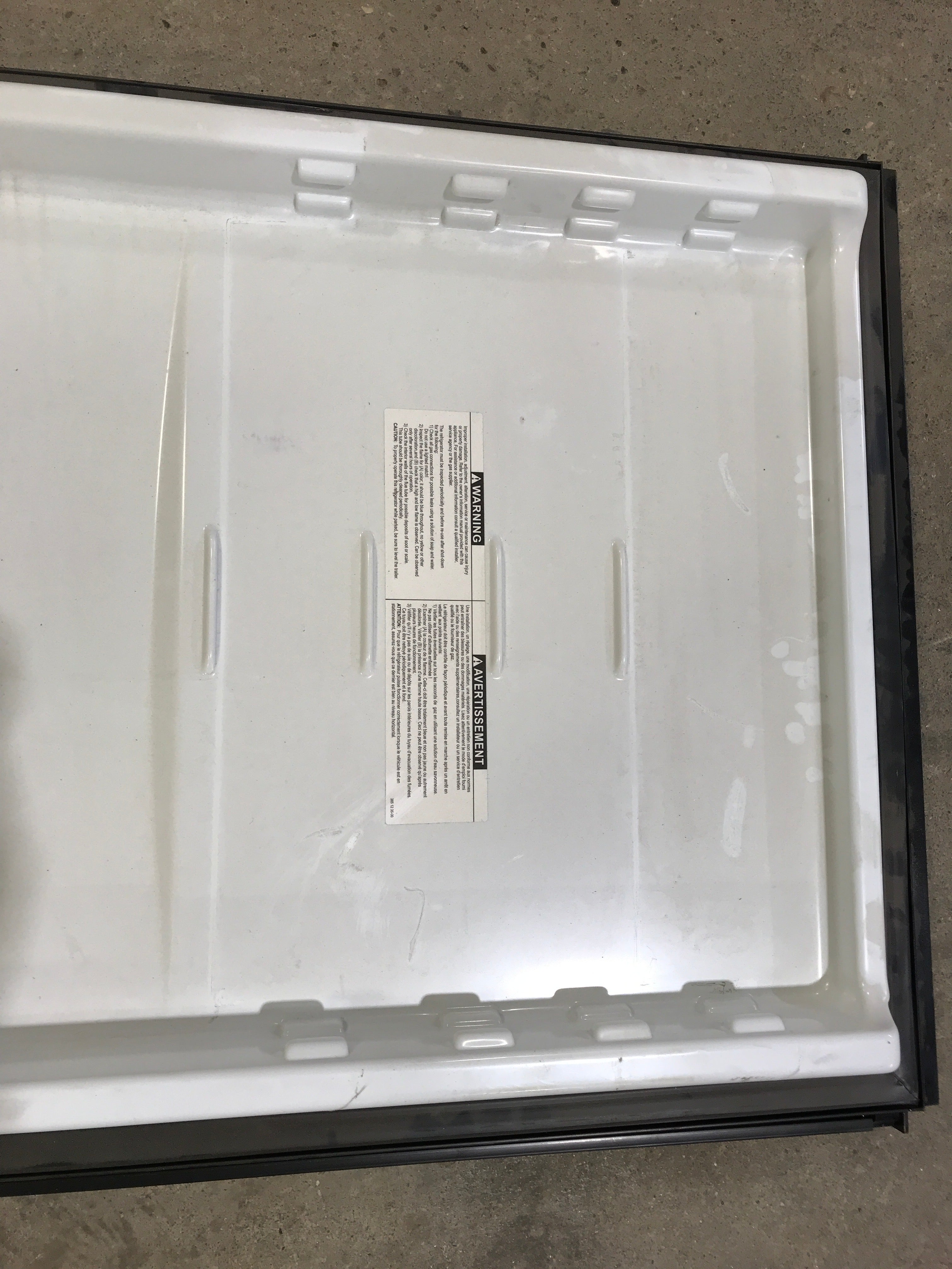 Used Dometic Refrigerator Door, Right Hand - 4450008363 - 35" H × 24" W