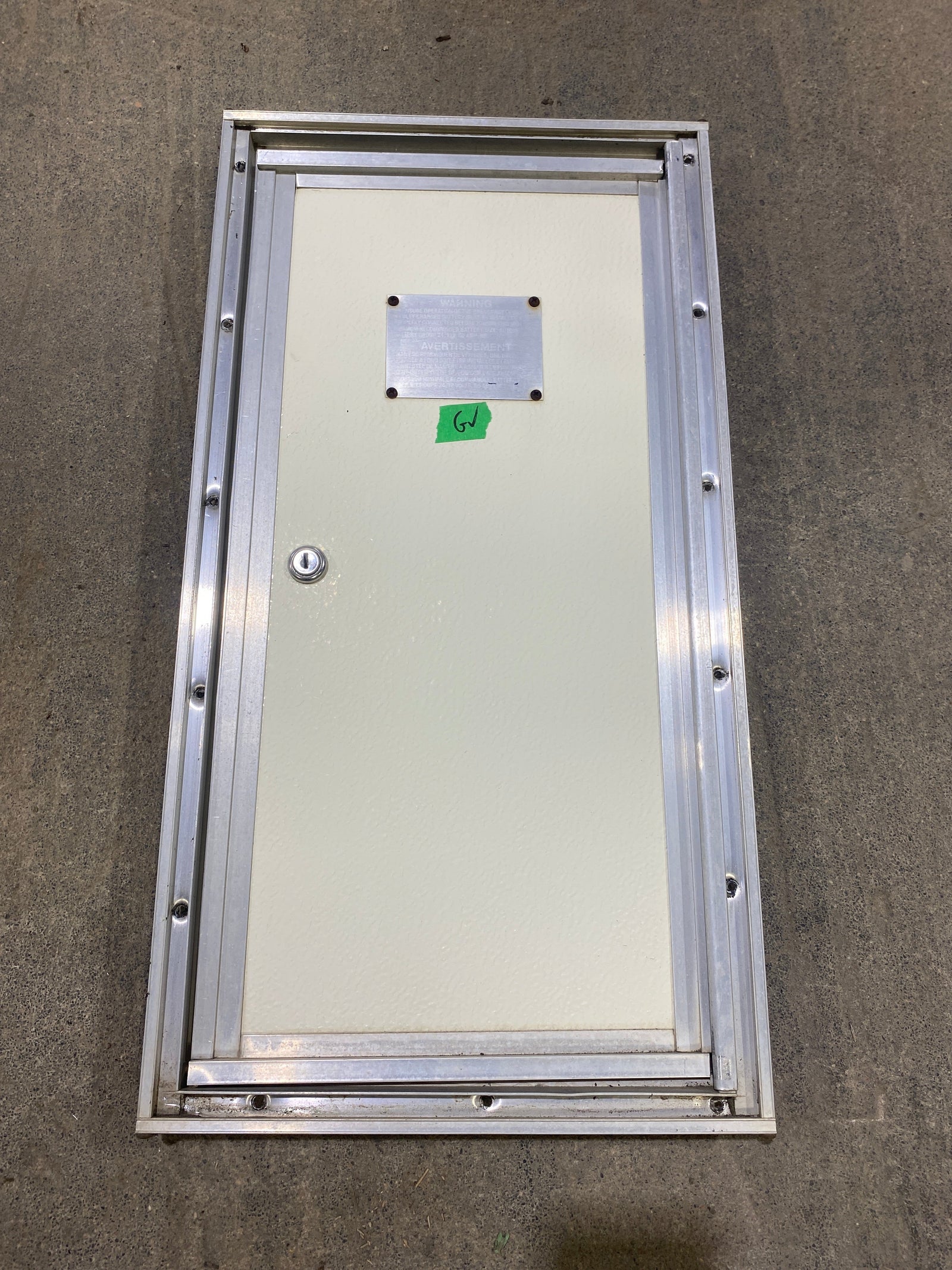 Used Square Cornered Cargo Door 10 1/2