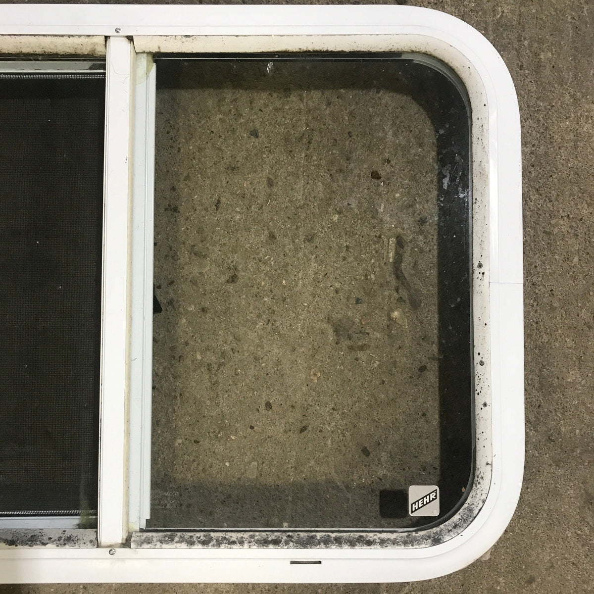 Used White Radius Opening Window : 24 1/4