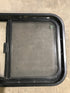 Used Black Radius Opening Window : 29 1/2" W x 17 1/2" H x 2" D
