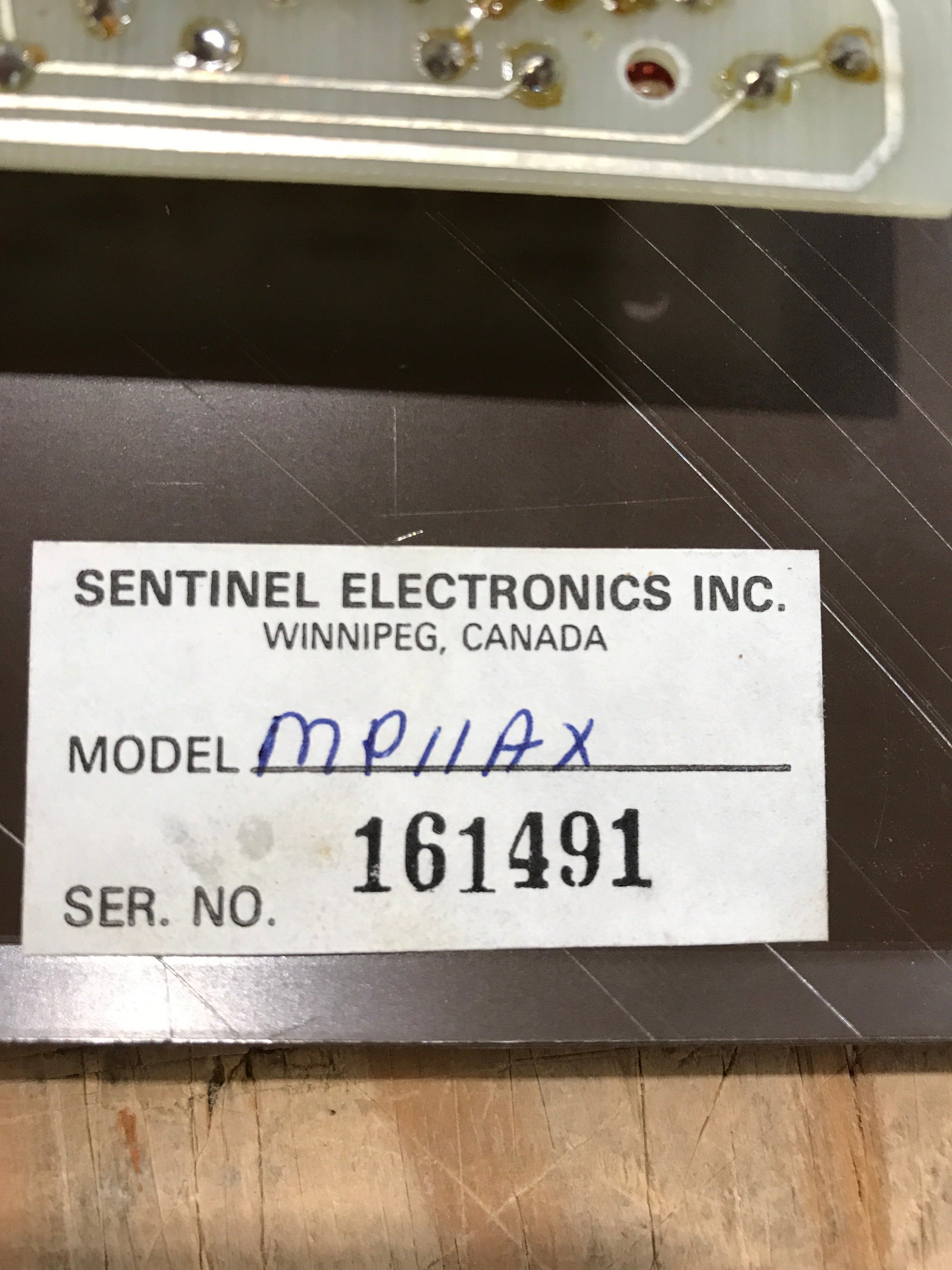Used Systems Monitor Control Panel