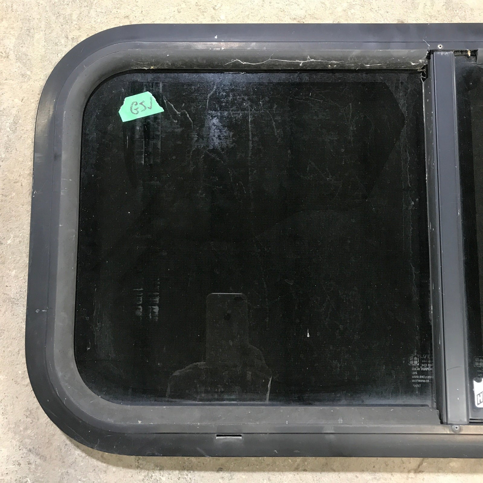 Used Black Radius Opening Window : 29.5