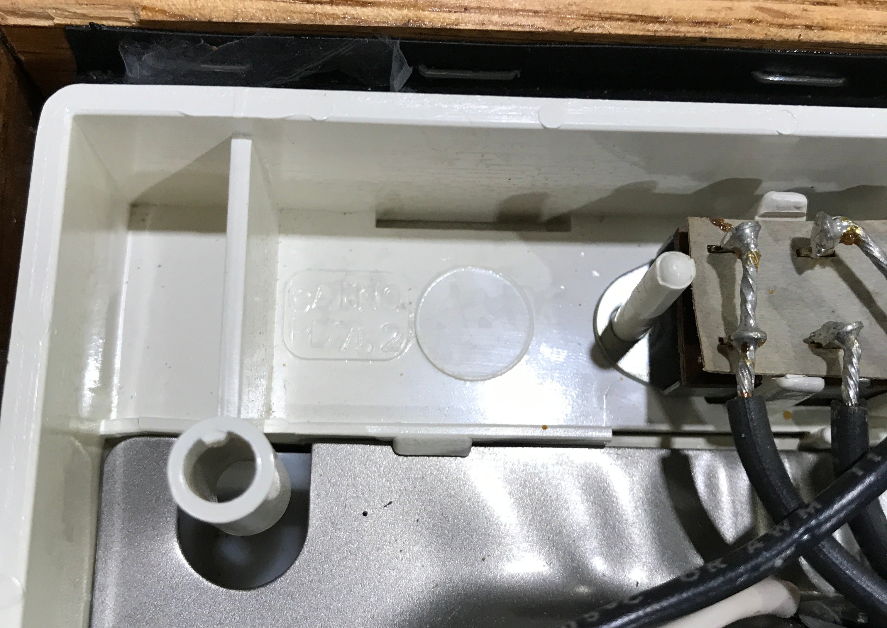 USED Retro RV Interior Light Fixture - DOUBLE - Young Farts RV Parts