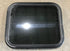 Used Black Radius Non Opening Window : 21 1/2" W x 17 1/2" H x 1 7/8"