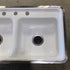 Used Double Kitchen Sink 33” W x 19” L