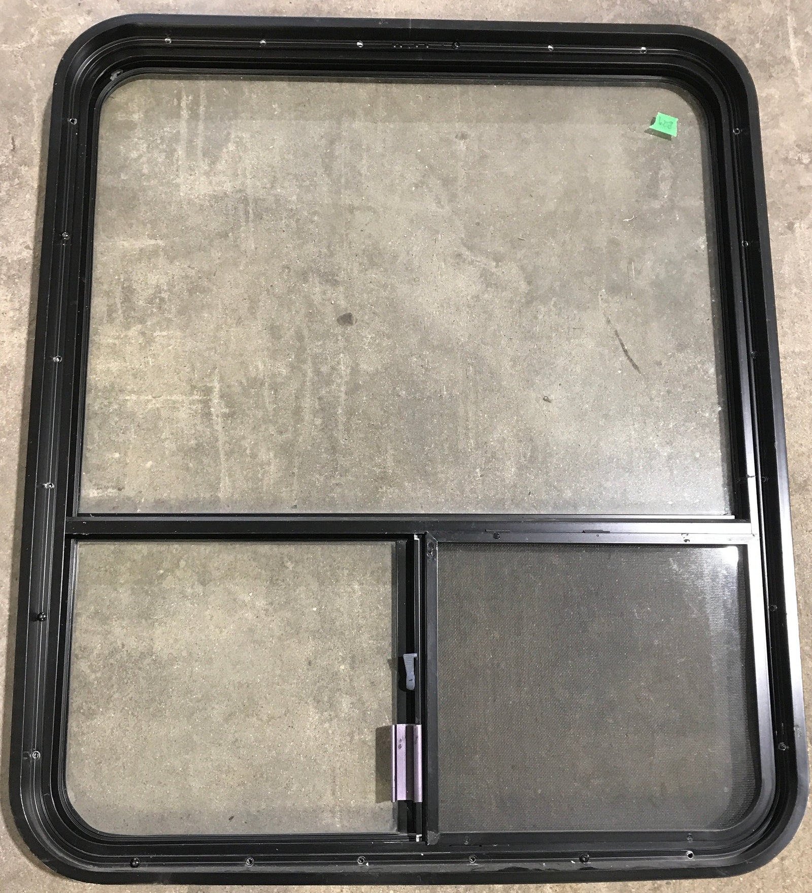 Used Black Radius Opening Window : 36 1/4