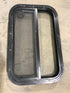 Used Black Radius Opening Window : 23 1/2" W x 14 3/4" H x 2"