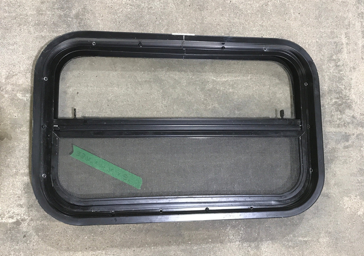 Used Black Radius Opening Window : 23 1/2